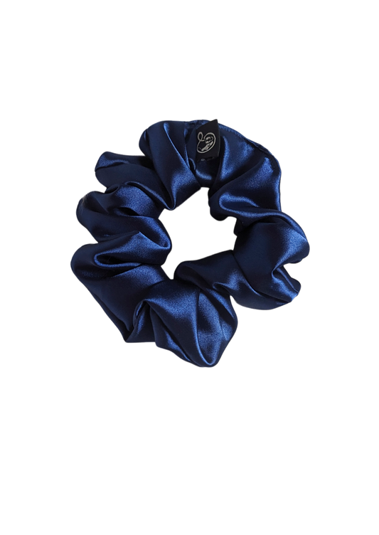 Midnight Blue Satin