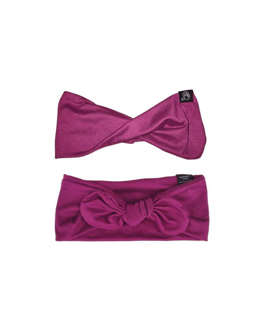 Tie Bow - Purple Autumn