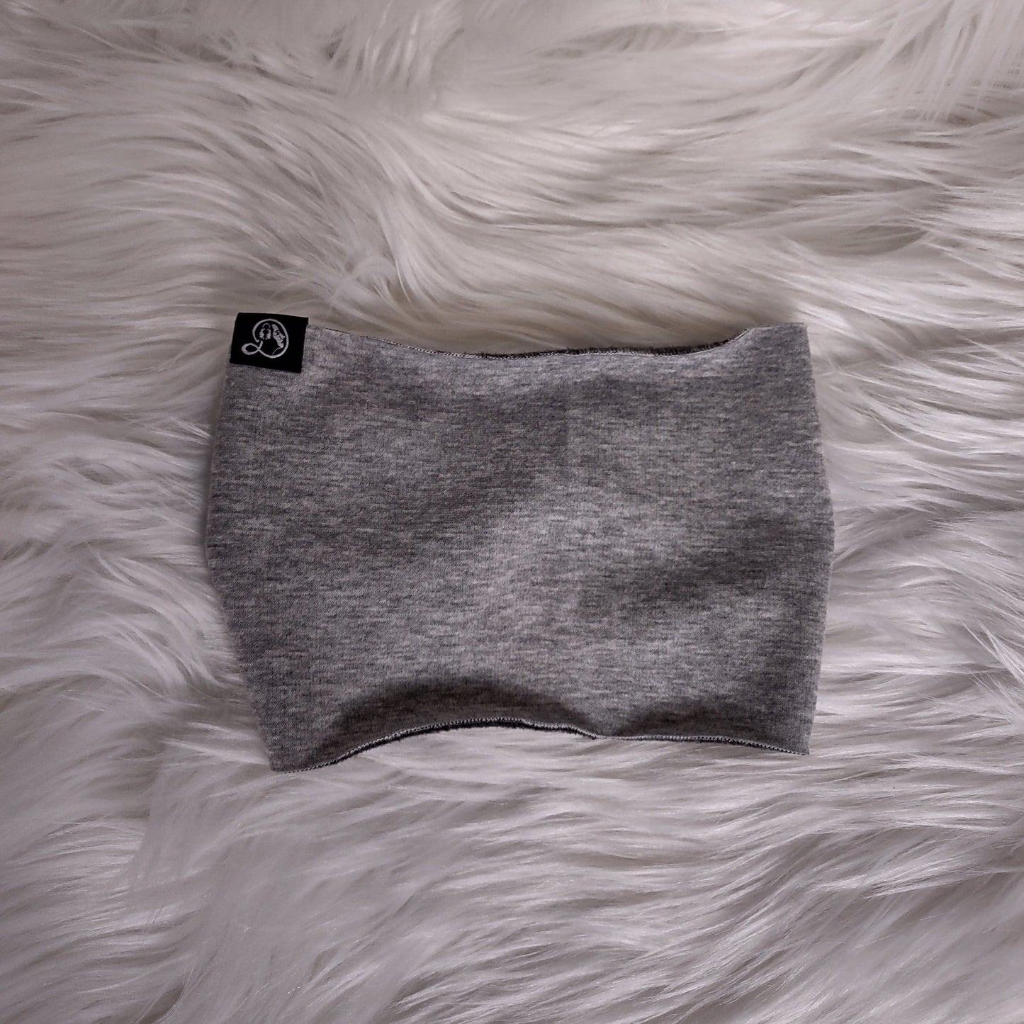 Heathered Grey Fleece Headband