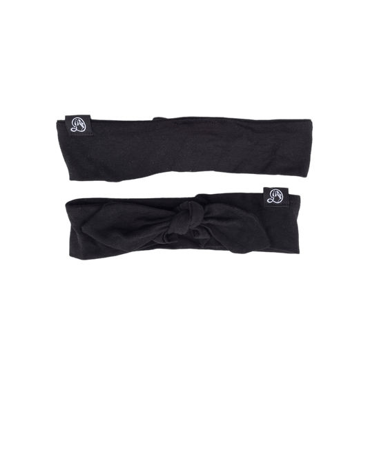 Tie Bow - Black Bamboo